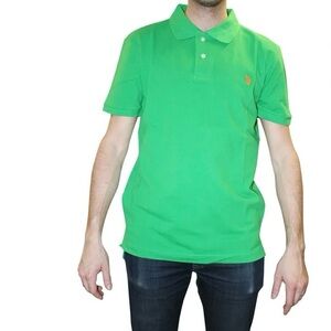Vintage Green US Polo shirt Association Men’s shirt XL embroidered red logo